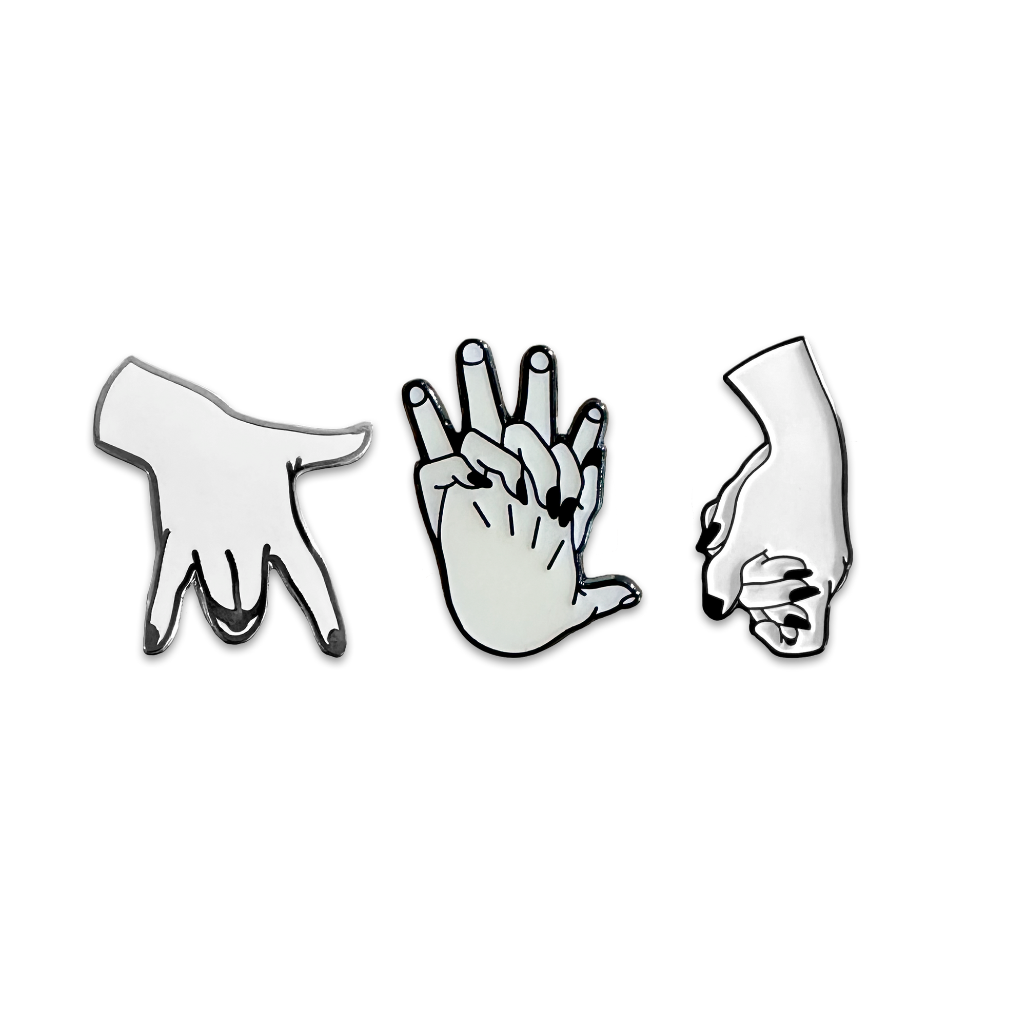 HANDS 🥇 PIN SET