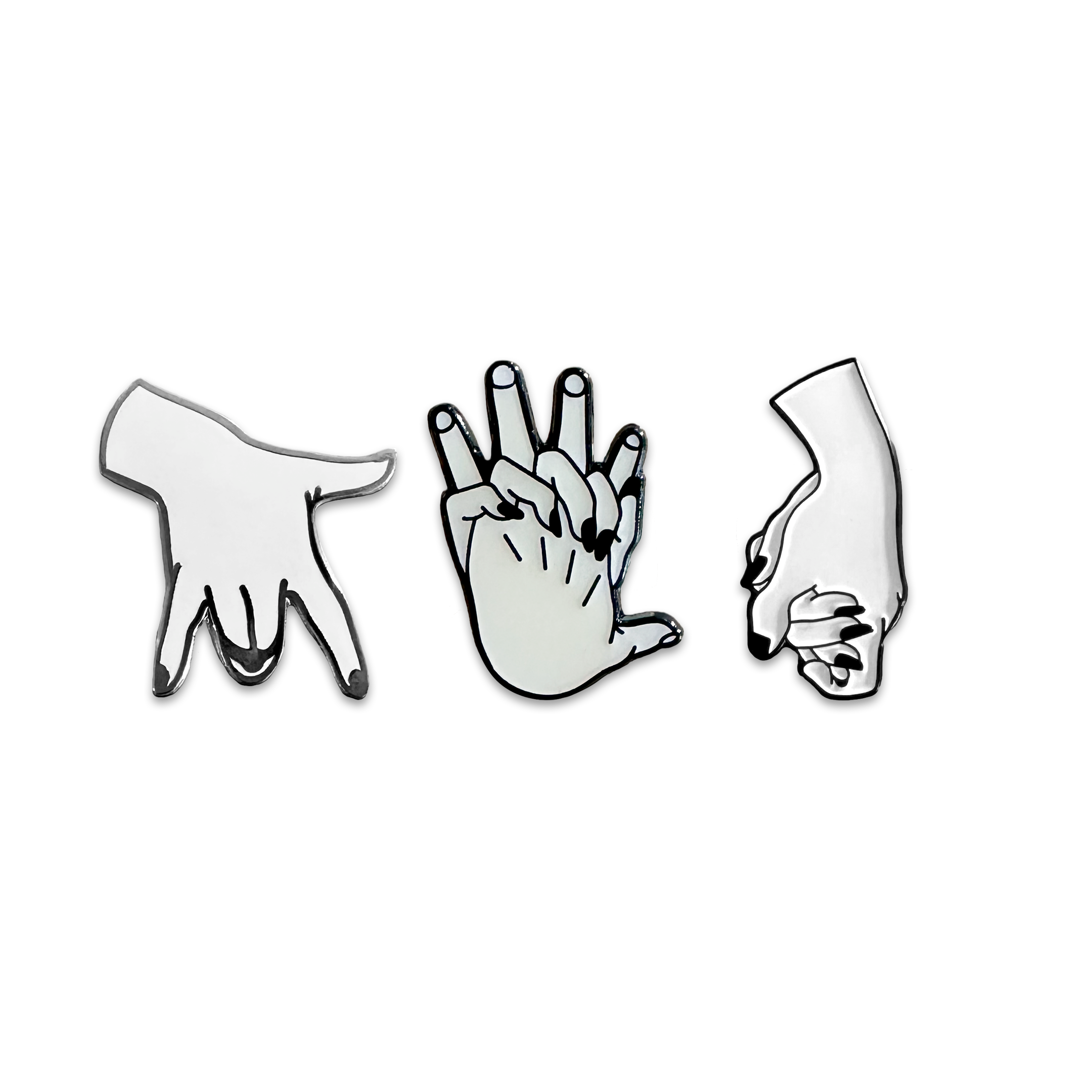 HANDS 🥇 PIN SET