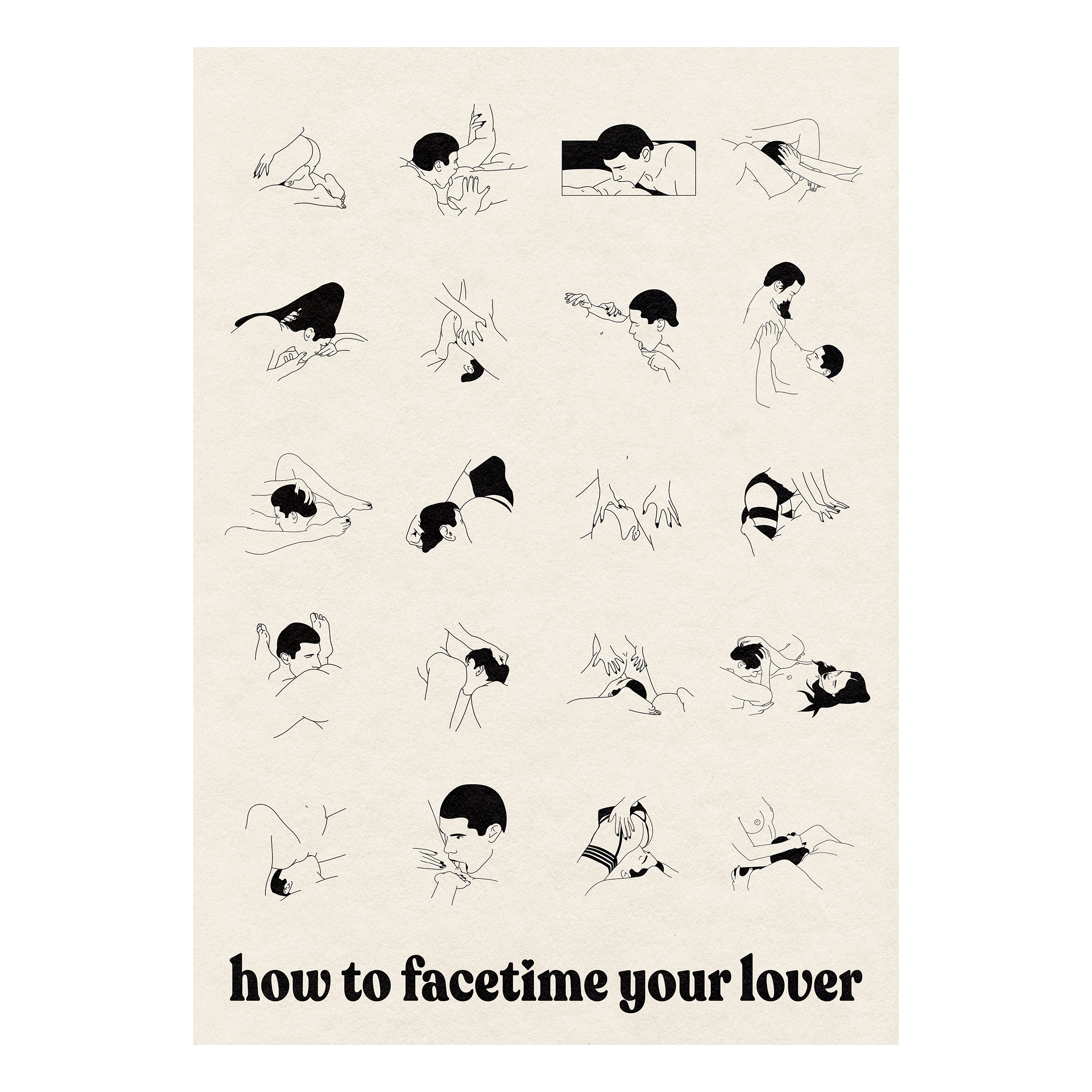 HOW TO FACETIME YOUR LOVER 🖼️ PRINT